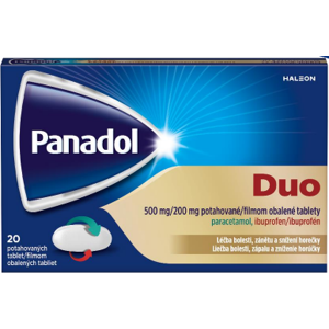 ZAKLADY FARMACEUTYCZNE Panadol Duo 500mg/200mg tbl.flm.20 ZAKLADY FARMACEUTYCZNE Panadol Duo 500mg/200mg tbl.flm.20