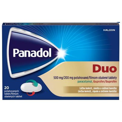 ZAKLADY FARMACEUTYCZNE Panadol Duo 500mg/200mg tbl.flm.20 ZAKLADY FARMACEUTYCZNE Panadol Duo 500mg/200mg tbl.flm.20
