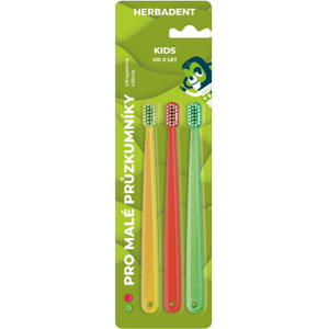 HERBAI Detská zubná kefka Kids - Ultra soft 3ks HERBAI Detská zubná kefka Kids - Ultra soft 3ks