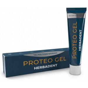 HERBAI HERBADENT PROTEO GÉL gél pod zubné náhrady 40 g HERBAI HERBADENT PROTEO GÉL gél pod zubné náhrady 40 g