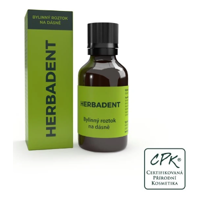 HERBAI HERBADENT Bylinný roztok na ďasná 25 ml HERBAI HERBADENT Bylinný roztok na ďasná 25 ml