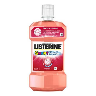 JOHNSON Listerine Smart Rinse Berry 500 ml JOHNSON Listerine Smart Rinse Berry 500 ml