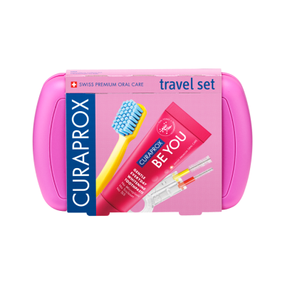 CURADEN CURAPROX Travel set ružový new CURADEN CURAPROX Travel set ružový new