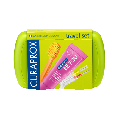 CURADEN CURAPROX Travel set zelený new CURADEN CURAPROX Travel set zelený new