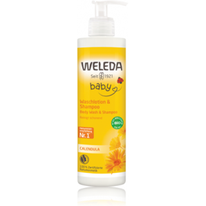 WELEDA baby Nechtíkový umývací krém a šampón 400ml WELEDA baby Nechtíkový umývací krém a šampón 400ml