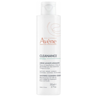 PIERRE FABRE DERMO AVENE Cleanance Hydra Upokojujúci umývací krém 200ml PIERRE FABRE DERMO AVENE Cleanance Hydra Upokojujúci umývací krém 200ml