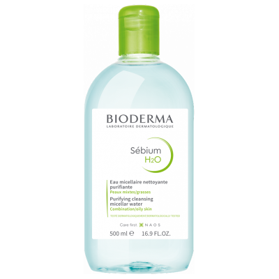 NAOS Bioderma Sébium H2O pumpa 500 ml NAOS Bioderma Sébium H2O pumpa 500 ml