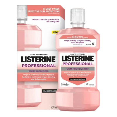 JOHNSON Listerine Professional Gum Protection+ 500 ml JOHNSON Listerine Professional Gum Protection+ 500 ml
