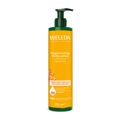 Weleda Rakytníkové regeneračné telové mlieko 250 ml Weleda Rakytníkové regeneračné telové mlieko 250 ml