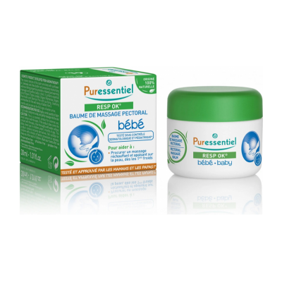 Puressentiel Masážny prsný balzám pre deti 30 ml Puressentiel Masážny prsný balzám pre deti 30 ml
