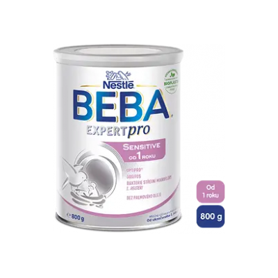 NESTLE BEBA EXPERTpro SENSITIVE od ukončeného 1. roku 800 g NESTLE BEBA EXPERTpro SENSITIVE od ukončeného 1. roku 800 g