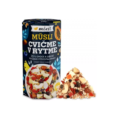 MIXIT S.R.O. Mixit müsli Cvičme v rytme! 500 g MIXIT S.R.O. Mixit müsli Cvičme v rytme! 500 g