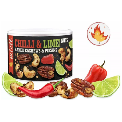 MIXIT S.R.O. Mixit oriešky z pece Habanero chilli a limetka 150 g MIXIT S.R.O. Mixit oriešky z pece Habanero chilli a limetka 150 g