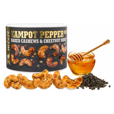 MIXIT S.R.O. Mixit Oriešky z pece Kampotské korenie a med 160 g MIXIT S.R.O. Mixit Oriešky z pece Kampotské korenie a med 160 g