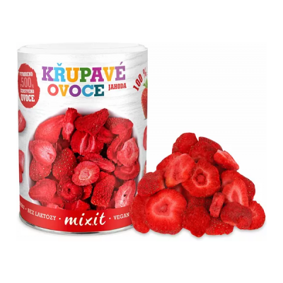 MIXIT S.R.O. Mixit Chrumkavé ovocie Jahoda 50 g MIXIT S.R.O. Mixit Chrumkavé ovocie Jahoda 50 g