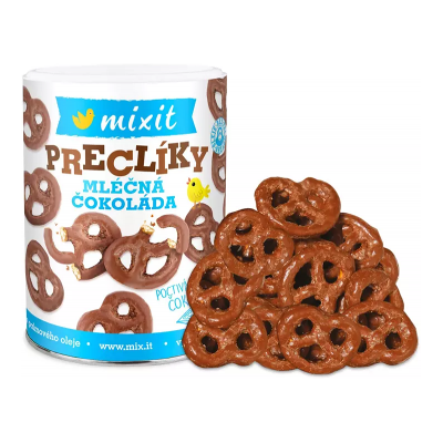MIXIT S.R.O. Mixit Preclíky Mléčná čokoláda 250 g MIXIT S.R.O. Mixit Preclíky Mléčná čokoláda 250 g