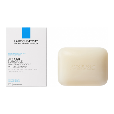La Roche Posay Lipikar Surgras tuhé mydlo 150 g La Roche Posay Lipikar Surgras tuhé mydlo 150 g