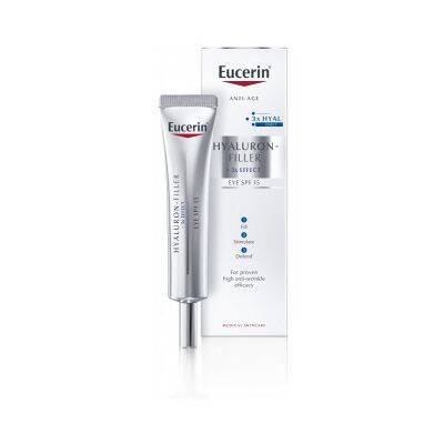 BEIERSDORF Eucerin Hyaluron Filler + 3 x Effect oční krém 15 ml BEIERSDORF Eucerin Hyaluron Filler + 3 x Effect oční krém 15 ml