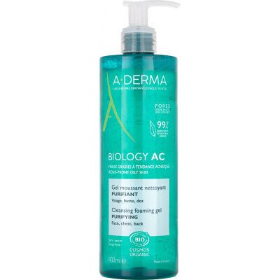 PIERRE FABRE DERMO A-Derma Biology AC Čistiaci penivý gél na pleť so sklonom k akné 400 ml PIERRE FABRE DERMO A-Derma Biology AC Čistiaci penivý gél na pleť so sklonom k akné 400 ml