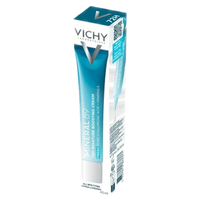 Vichy Minéral 89 72H Moisture Boosting Cream Fresh hydratačný krém na tvár s kyselinou hyalurónovou 40 ml Vichy Minéral 89 72H Moisture Boosting Cream Fresh hydratačný krém na tvár s kyselinou hyalurónovou 40 ml