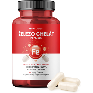 MOVit Energy Železo Chelát Premium 90 kapsúl MOVit Energy Železo Chelát Premium 90 kapsúl