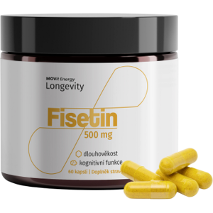MOVIT ENERGY MOVit Longevity FISETIN 500mg 60 kapsúl MOVIT ENERGY MOVit Longevity FISETIN 500mg 60 kapsúl