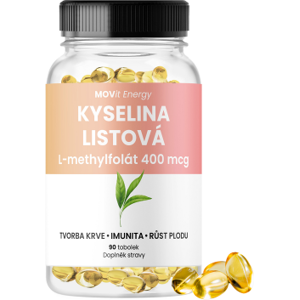 MOVIT ENERGY MOVit Kyselina listová L-methylfolát 400mcg tob.90 MOVIT ENERGY MOVit Kyselina listová L-methylfolát 400mcg tob.90