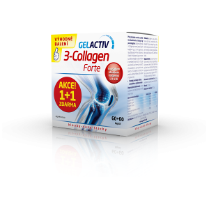 Salutem Pharma Gelactive 3 Collagen Forte 60 + 60 kapsúl Salutem Pharma Gelactive 3 Collagen Forte 60 + 60 kapsúl