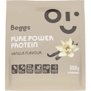 SIMPLY NATURE Beggs Pure Power Protein Vanilla 10x55g SIMPLY NATURE Beggs Pure Power Protein Vanilla 10x55g