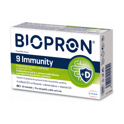 Walmark Biopron9 Immunity s vitaminem D3 30 tabliet Walmark Biopron9 Immunity s vitaminem D3 30 tabliet