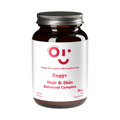 SIMPLY NATURE Beggs Balanced hair&skin COMPLEX 90 kapsúl SIMPLY NATURE Beggs Balanced hair&skin COMPLEX 90 kapsúl