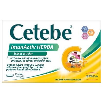 WALMARK Cetebe ImunActiv HERBA +Bylinné extrakty tbl.30 WALMARK Cetebe ImunActiv HERBA +Bylinné extrakty tbl.30