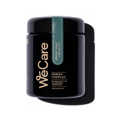 THE WE CARE COMPANY A.S. WeCare about your HEALTH Omega Complex cps.60 THE WE CARE COMPANY A.S. WeCare about your HEALTH Omega Complex cps.60