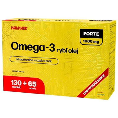 Walmark Omega 3 Forte 1000mg tob.130+65 Promo 2025 Walmark Omega 3 Forte 1000mg tob.130+65 Promo 2025