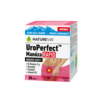 BIOVIT NatureVia UroPerfect Manóza Rapid 30 sáčků BIOVIT NatureVia UroPerfect Manóza Rapid 30 sáčků