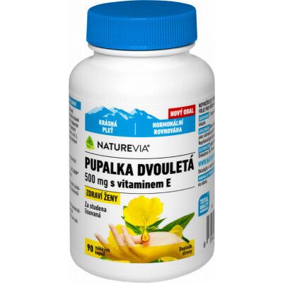 BIOVIT Swiss NatureVia Pupalka dvouletá 500 mg+vitE 90 kapsúl BIOVIT Swiss NatureVia Pupalka dvouletá 500 mg+vitE 90 kapsúl