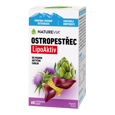 BIOVIT NatureVia Pestrec LipoAktiv cps.60 BIOVIT NatureVia Pestrec LipoAktiv cps.60