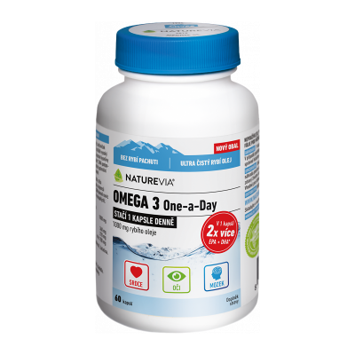 BIOVIT SWISS NATUREVIA Omega 3 One a Day 60 kapsúl BIOVIT SWISS NATUREVIA Omega 3 One a Day 60 kapsúl