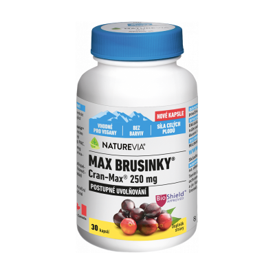 BIOVIT NatureVia Max Brusinky Cran-Max 30 kapsúl BIOVIT NatureVia Max Brusinky Cran-Max 30 kapsúl