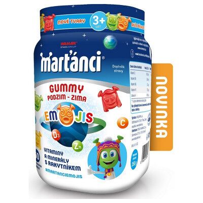 Walmark Marťánci Gummy PODZIM-ZIMA 50 tabliet Walmark Marťánci Gummy PODZIM-ZIMA 50 tabliet