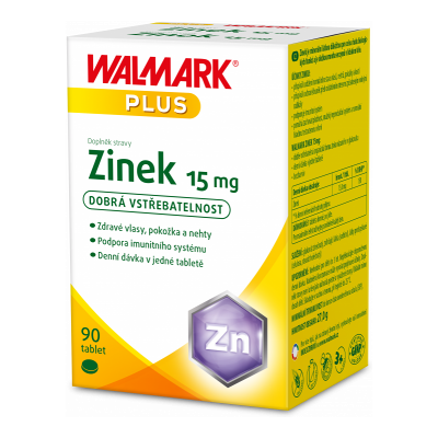 Walmark Zinok 15 mg 90 tabliet Walmark Zinok 15 mg 90 tabliet