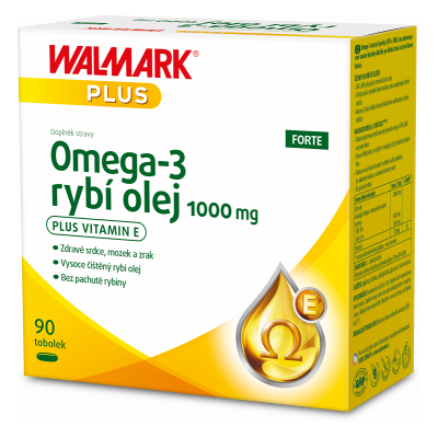 Walmark Omega 3 rybí olej FORTE 1000mg 90 kapsúl Walmark Omega 3 rybí olej FORTE 1000mg 90 kapsúl