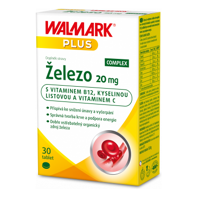 Walmark Železo 20mg tabliet 30 Walmark Železo 20mg tabliet 30