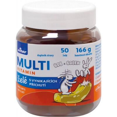 Vitar Kids Multi želé 50 cukríkov Vitar Kids Multi želé 50 cukríkov