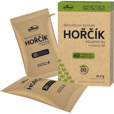 Vitar Hořčík Aquamin EKO 60 kapsúl Vitar Hořčík Aquamin EKO 60 kapsúl