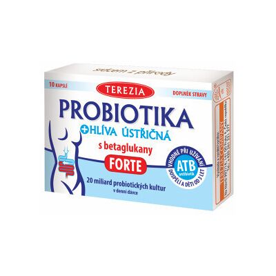 TEREZIA Probiotiká+Hl.ústr.s betagluk.FORTE cps.10 TEREZIA Probiotiká+Hl.ústr.s betagluk.FORTE cps.10
