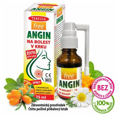 Terezia FreeAngin spr.na bol.v krku 25 ml Terezia FreeAngin spr.na bol.v krku 25 ml