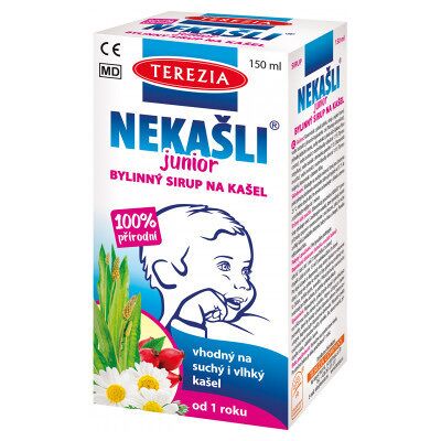 Terezia Nakašli Junior přírod.bylinný sirup 150 ml Terezia Nakašli Junior přírod.bylinný sirup 150 ml