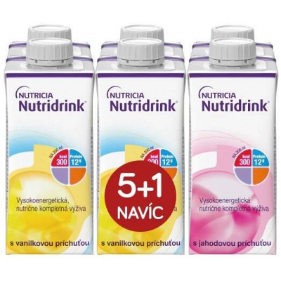 DANONE TIKVEŞLI GDA VE ÇECEK Nutridrink Vanilka-jahoda 6 x 200 ml DANONE TIKVEŞLI GDA VE ÇECEK Nutridrink Vanilka-jahoda 6 x 200 ml