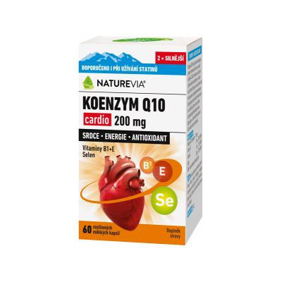 BIOVIT NatureVia Koenzym Q10 cardio 200mg 60 kapsúl BIOVIT NatureVia Koenzym Q10 cardio 200mg 60 kapsúl